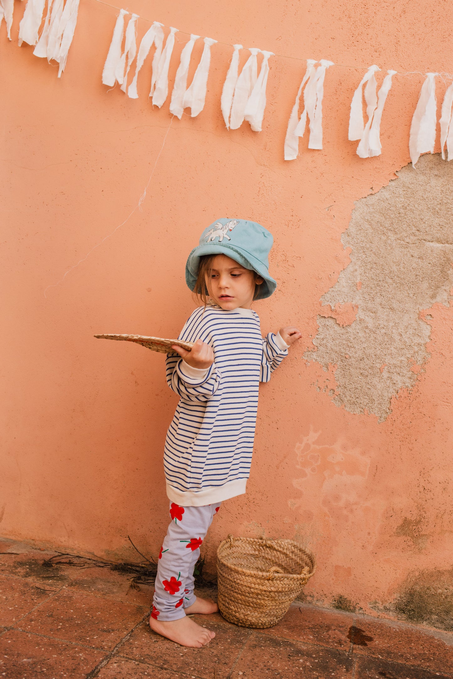 SWEATSHIRT ICE CREAM OFF WHITE BLUE STRIPES