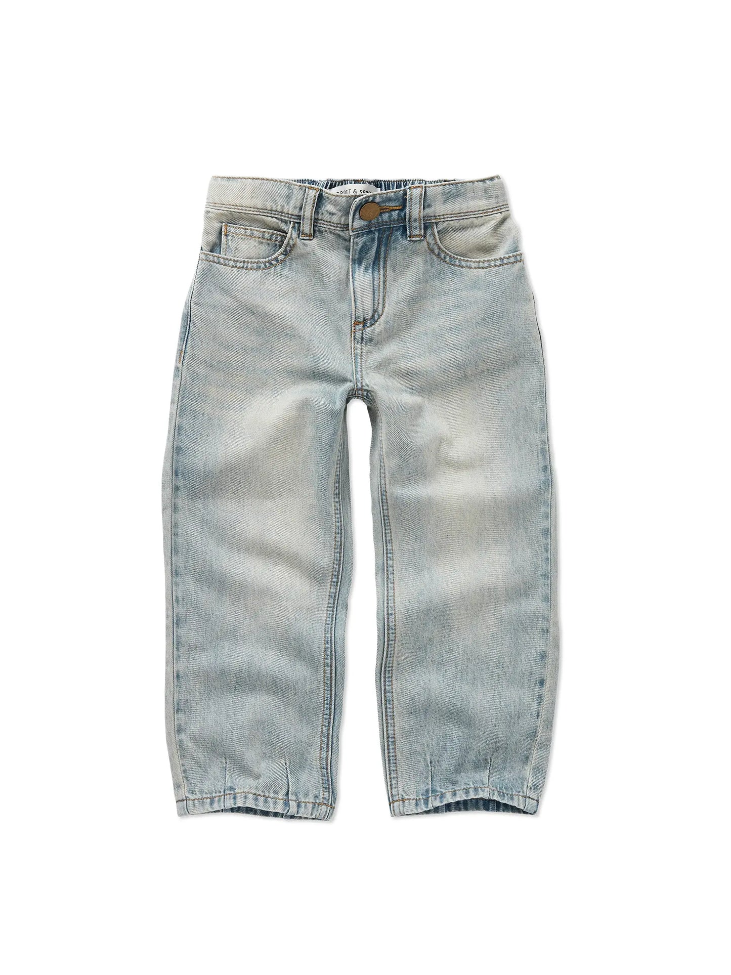 LOOSE DENIM PANTS VINTAGE BLUE