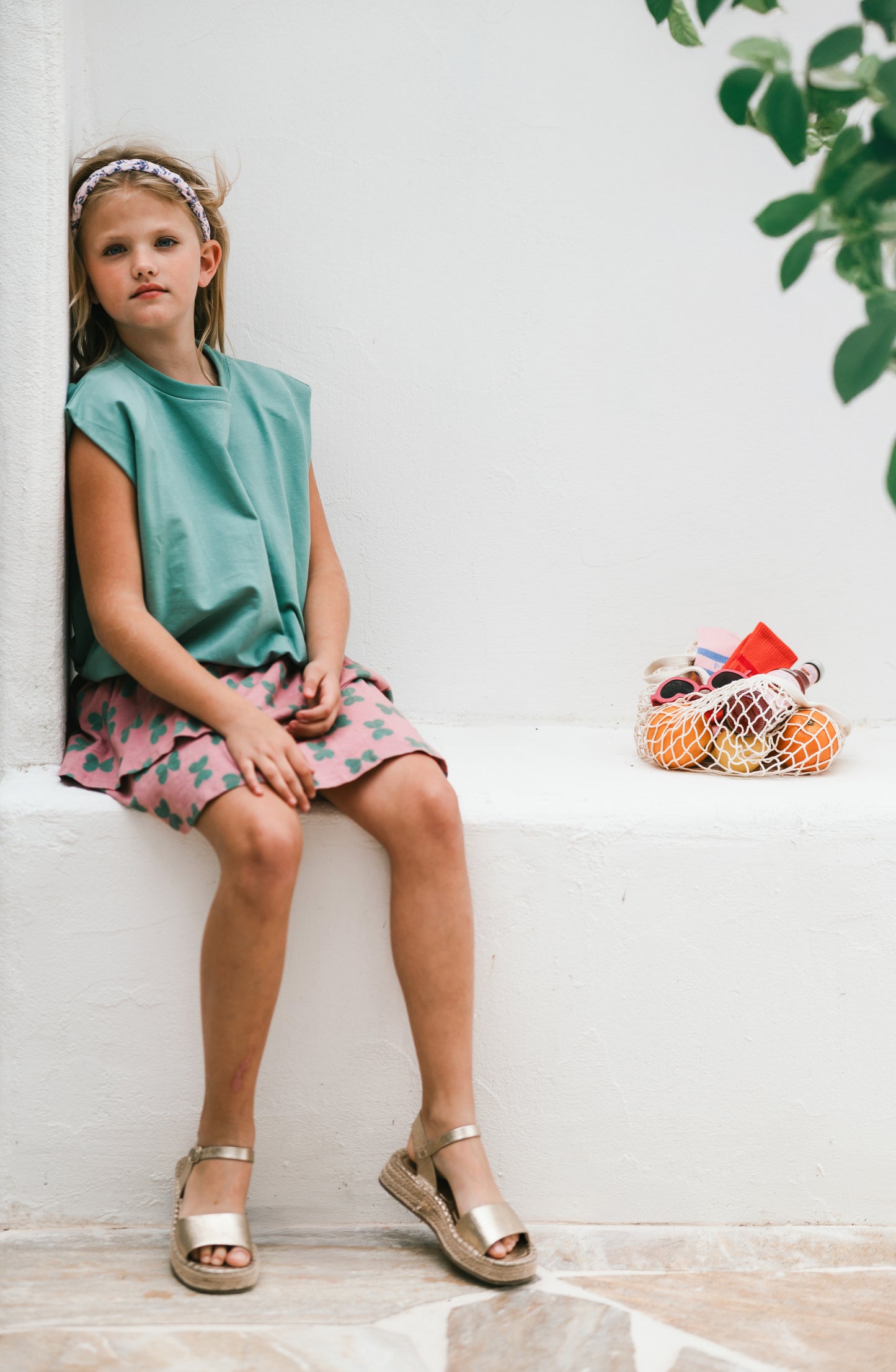 MINI SMOCK SKIRT HOURGLAS HEARTS