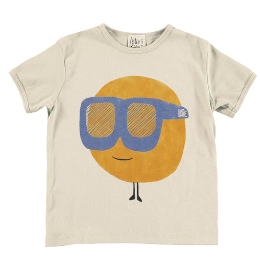 Retro T-shirt Sun&Glasses Off White