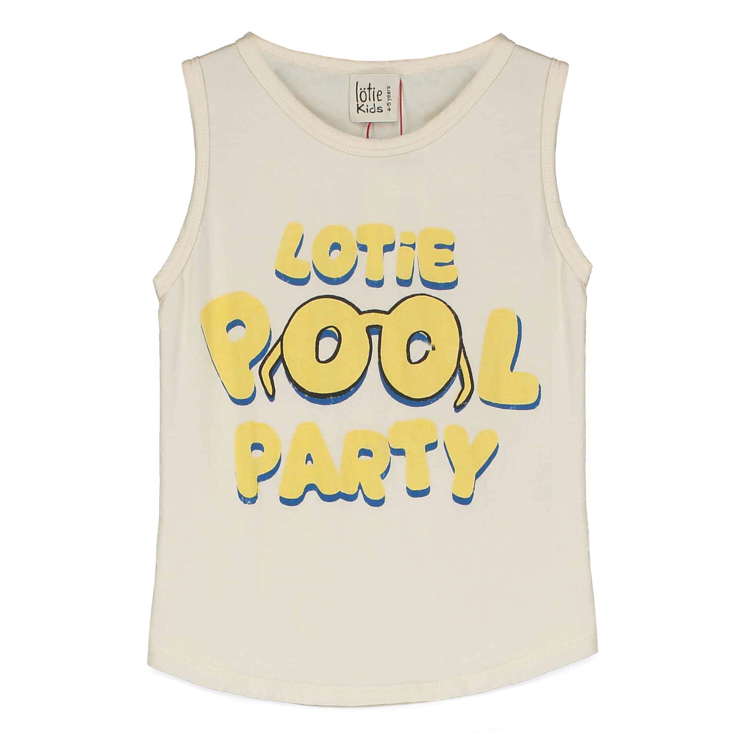 TANK TOP OFF WHITE LOTIE POOL PARTY