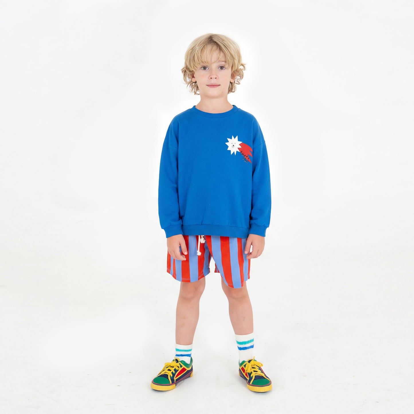 SWEATSHIRT ROYAL BLUE SMALL LUCKY STAR