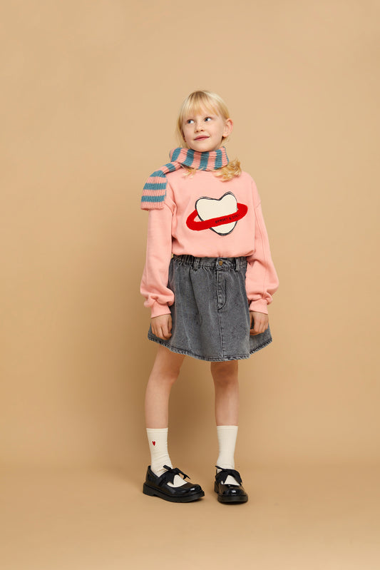 DENIM SKIRT SPROET PRINT