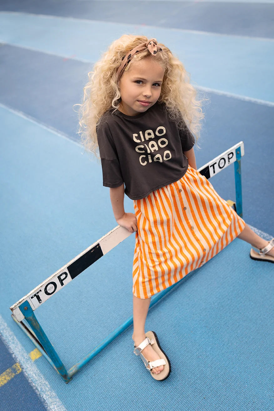 MIDI SKIRT STRIPES SESAME