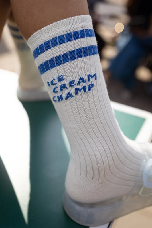SOCKS ICE CREAM CHAMP OFFWHITE BLUE
