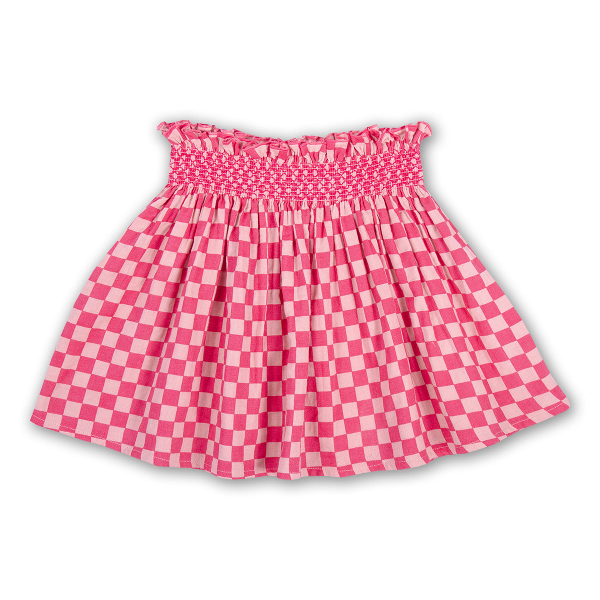 MINI SKIRT SQUARE AOP