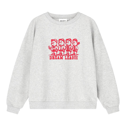 SWEATER BEARS GREY MELANGE