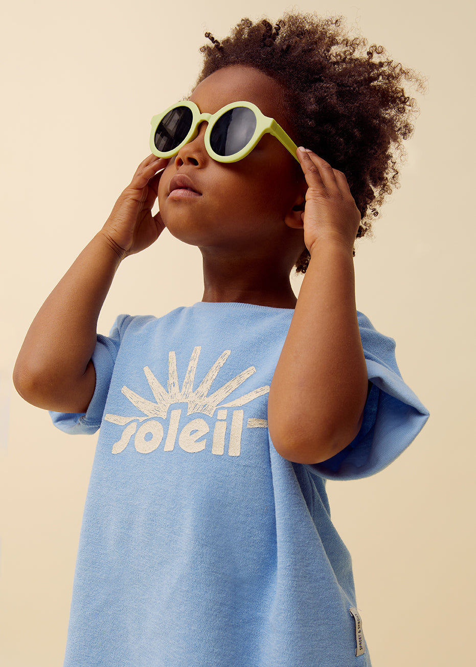 T-SHIRT TERRY SOLEIL FOREVER BLUE