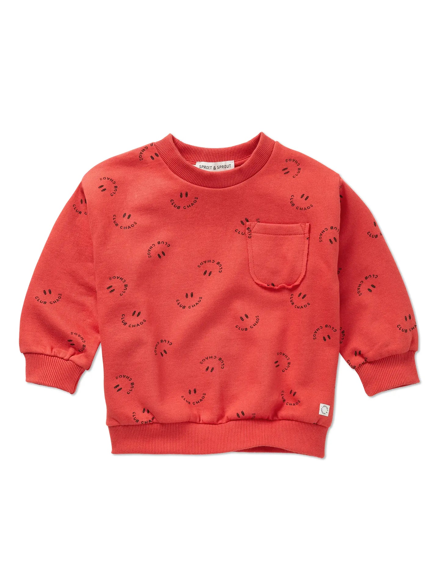 SWEATSHIRT CLUB CHAOS VIVID RED