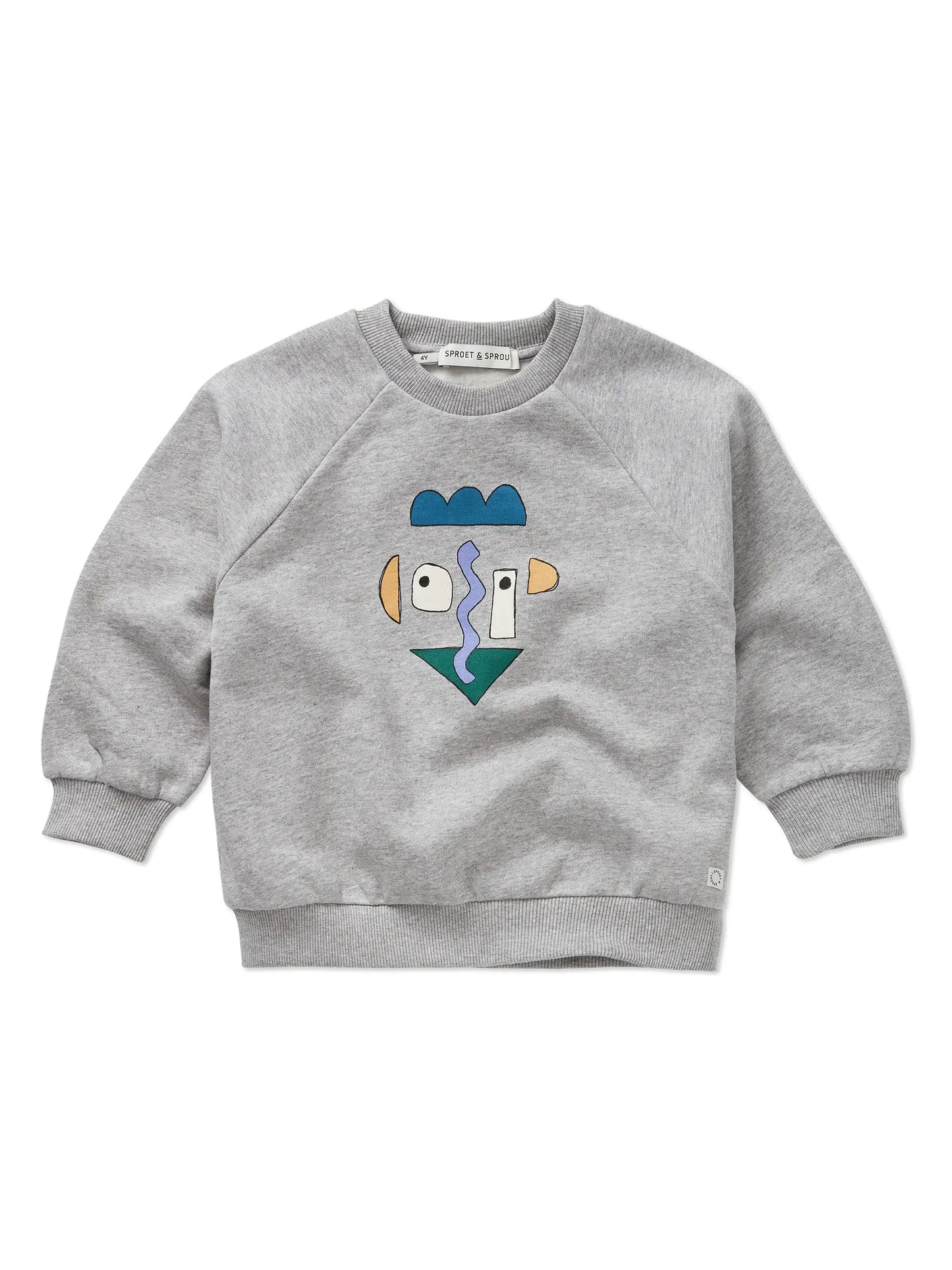 SWEATSHIRT RAGLAN SELF PORTRAIT GREY