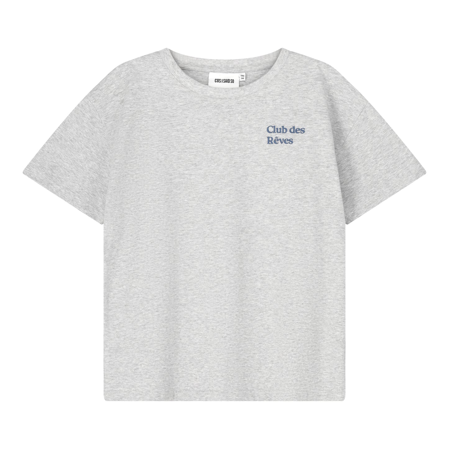 T-SHIRT CLUB DES REVES GREY MELANGE