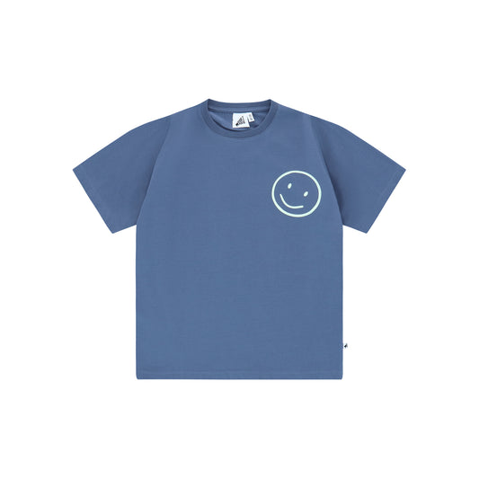T-SHIRT RELAX IT'S ONLY CHAOS VINTAGE INDIGO