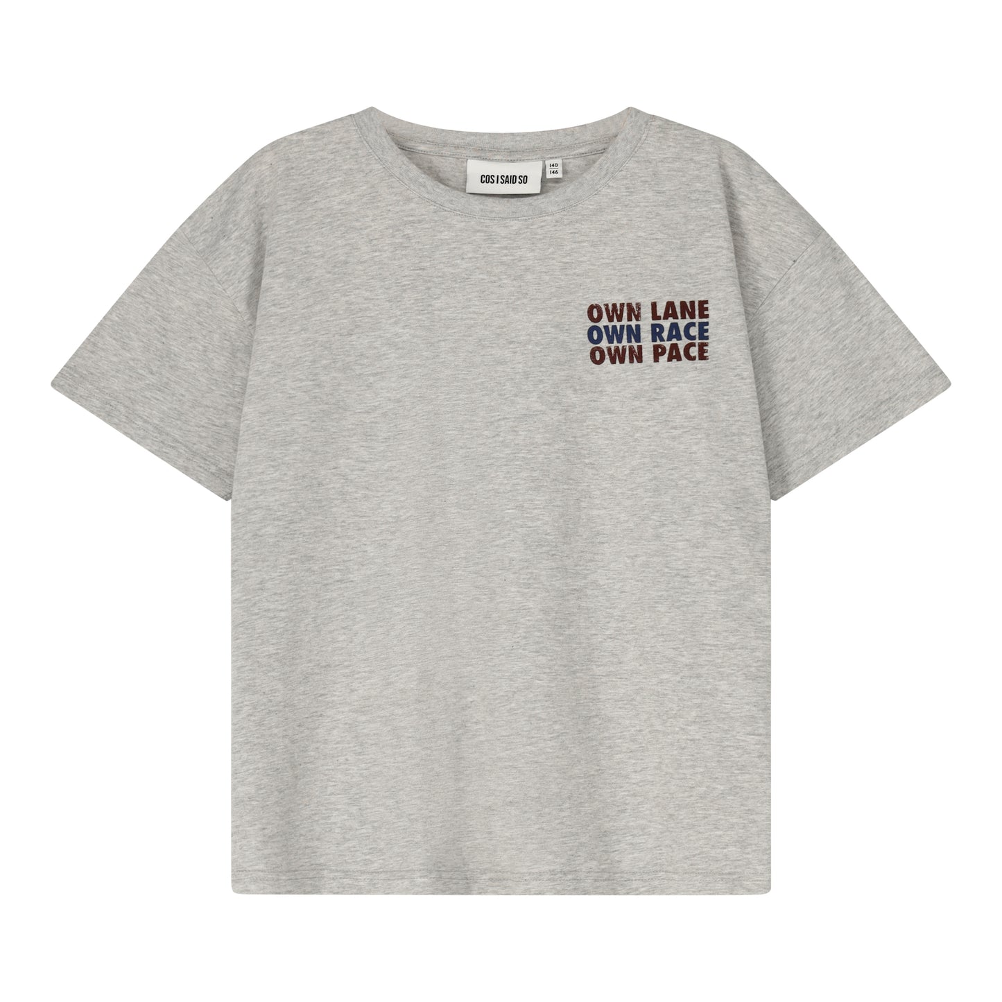T-SHIRT OWN LANE GREY MELANGE