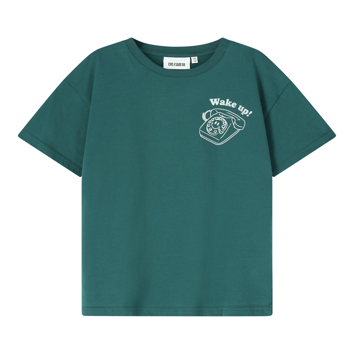 T-SHIRT WAKE UP MOSS
