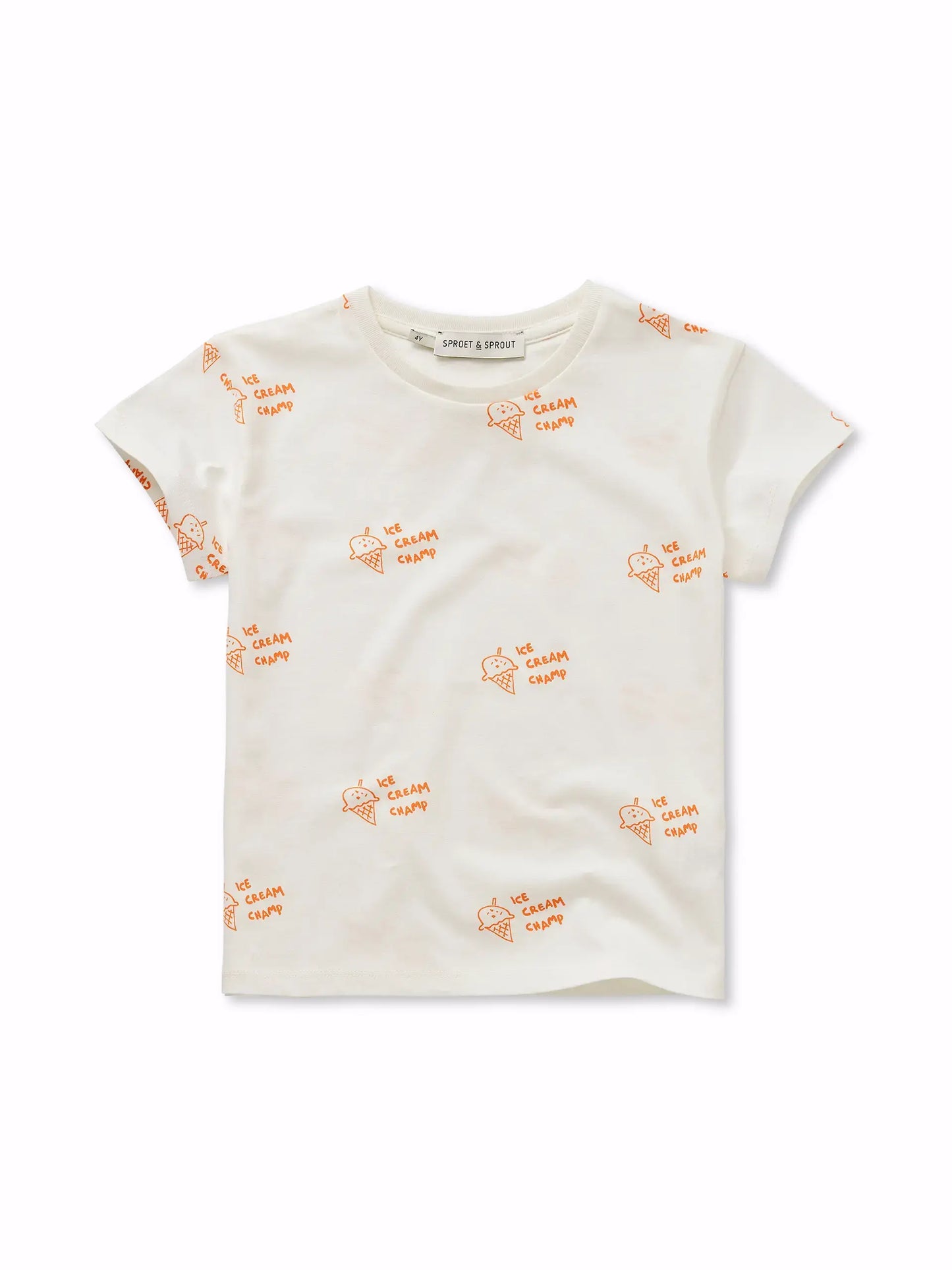 T-SHIRT ICE CREAM PRINT OFFWHITE