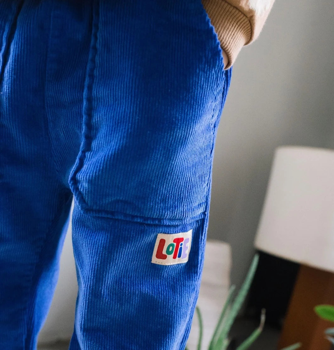 CORDUROY CASUAL PANTS INK BLUE