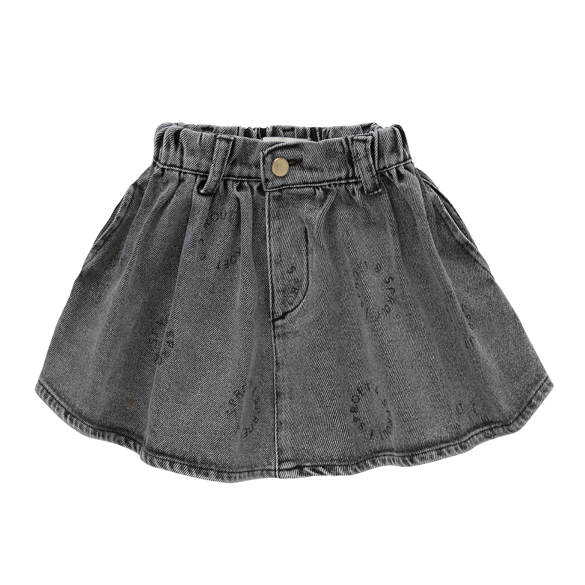 DENIM SKIRT SPROET PRINT