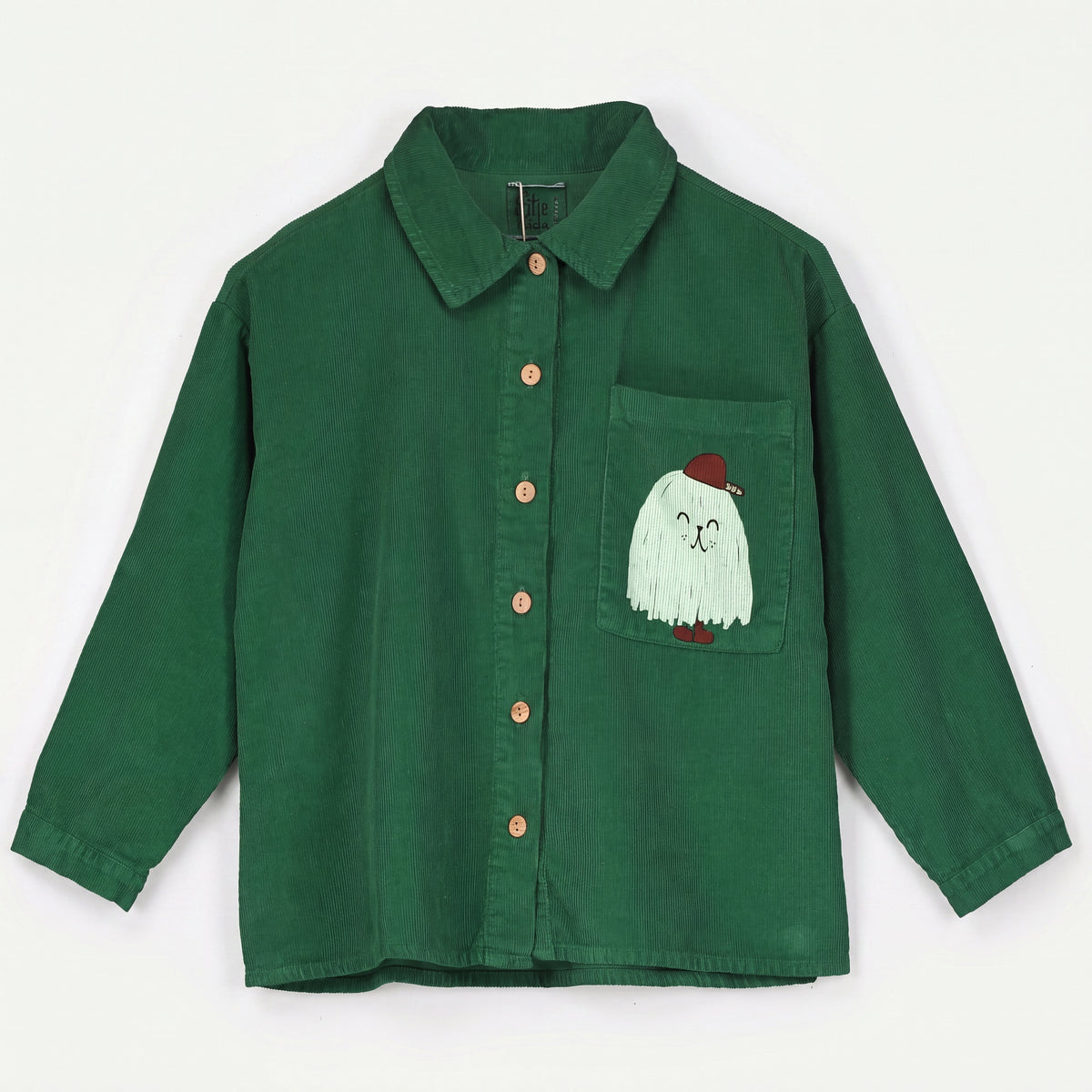 CORDUROY GREEN MONSTER SHIRT