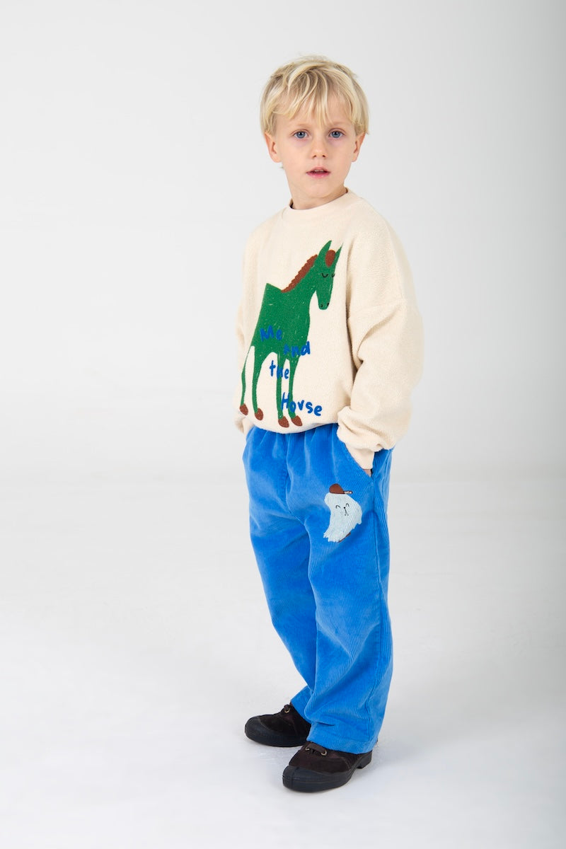 GOOD MONSTER BLUE CORDUROY TROUSERS