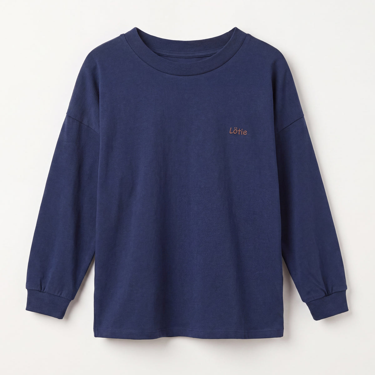 HEAVYWEIGHT COTTON NAVY MONSTER TSHIRT