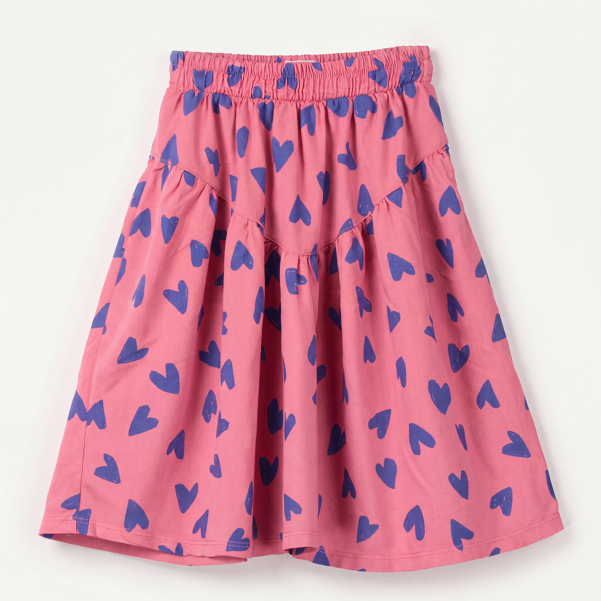 HEARTS PINK LEMONADE MIDI SKIRT