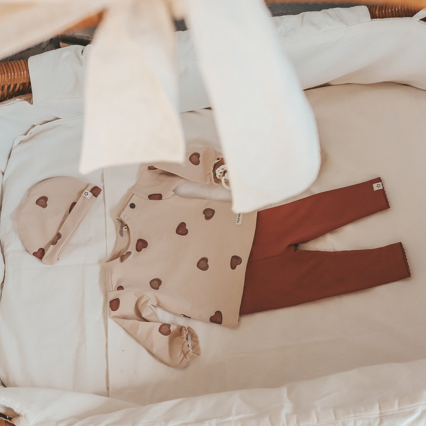 NEWBORN HAT CANDY OYSTER GRAY