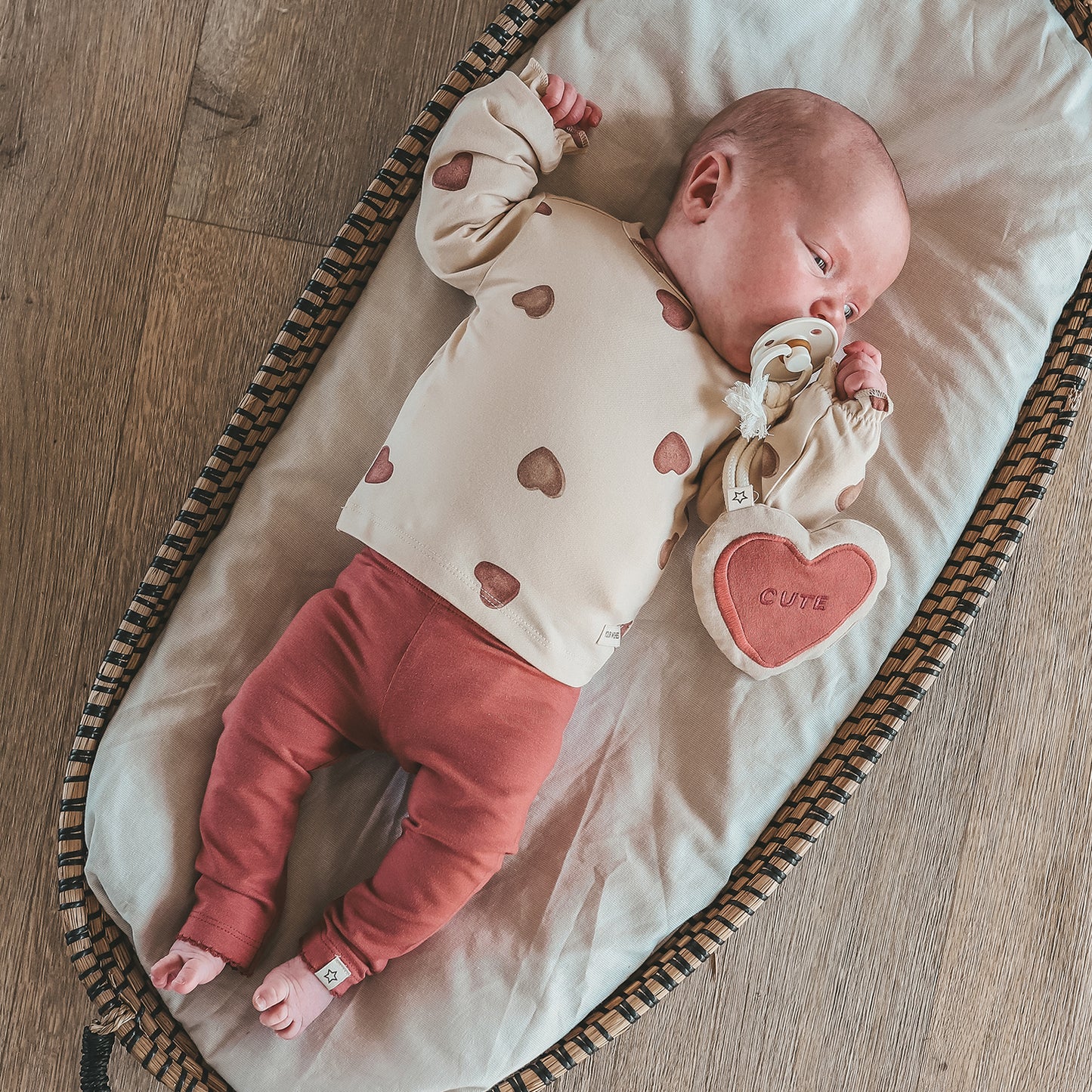 SOLID LEGGING WITHERED ROSE