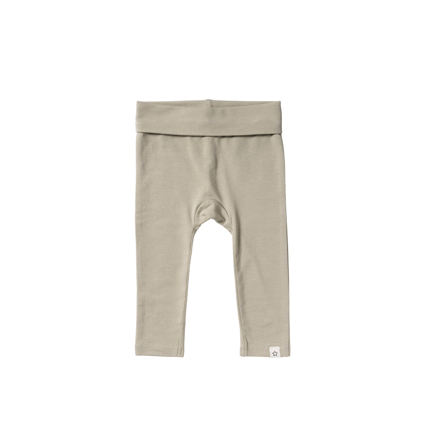 SOLID FITTED PANTS ELM
