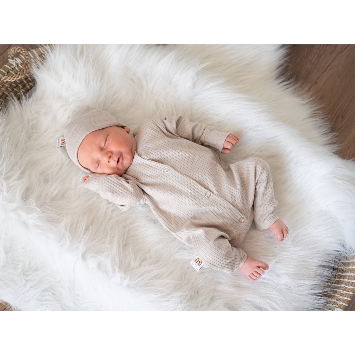 BABY BOXPAKJE RIB SAND MET MUTS