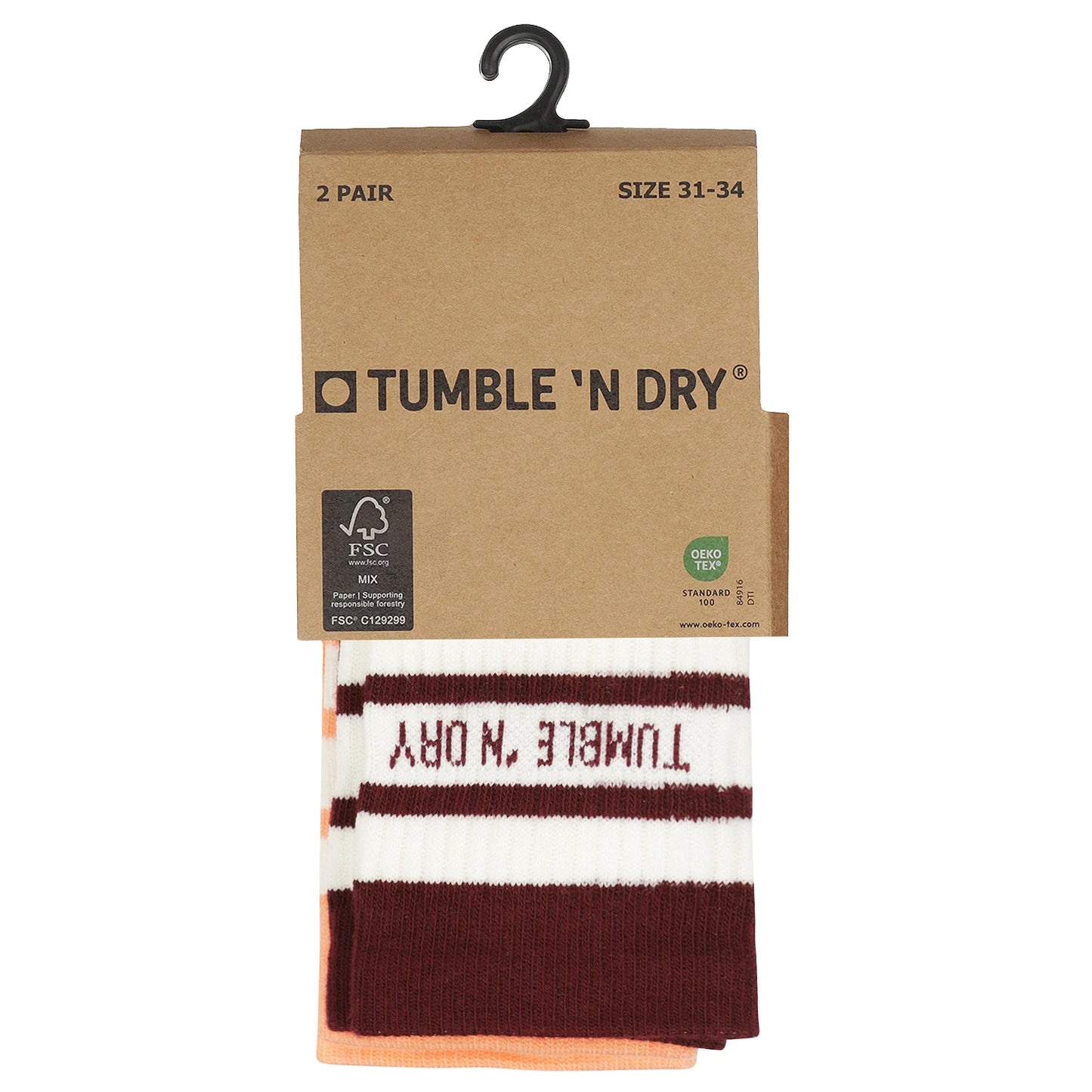 TUMBLE SOCKS BURGUNDY