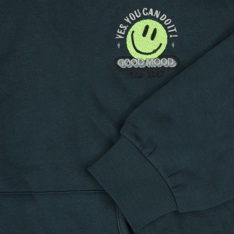 HOODIE SHOOTER GROENBLAUW