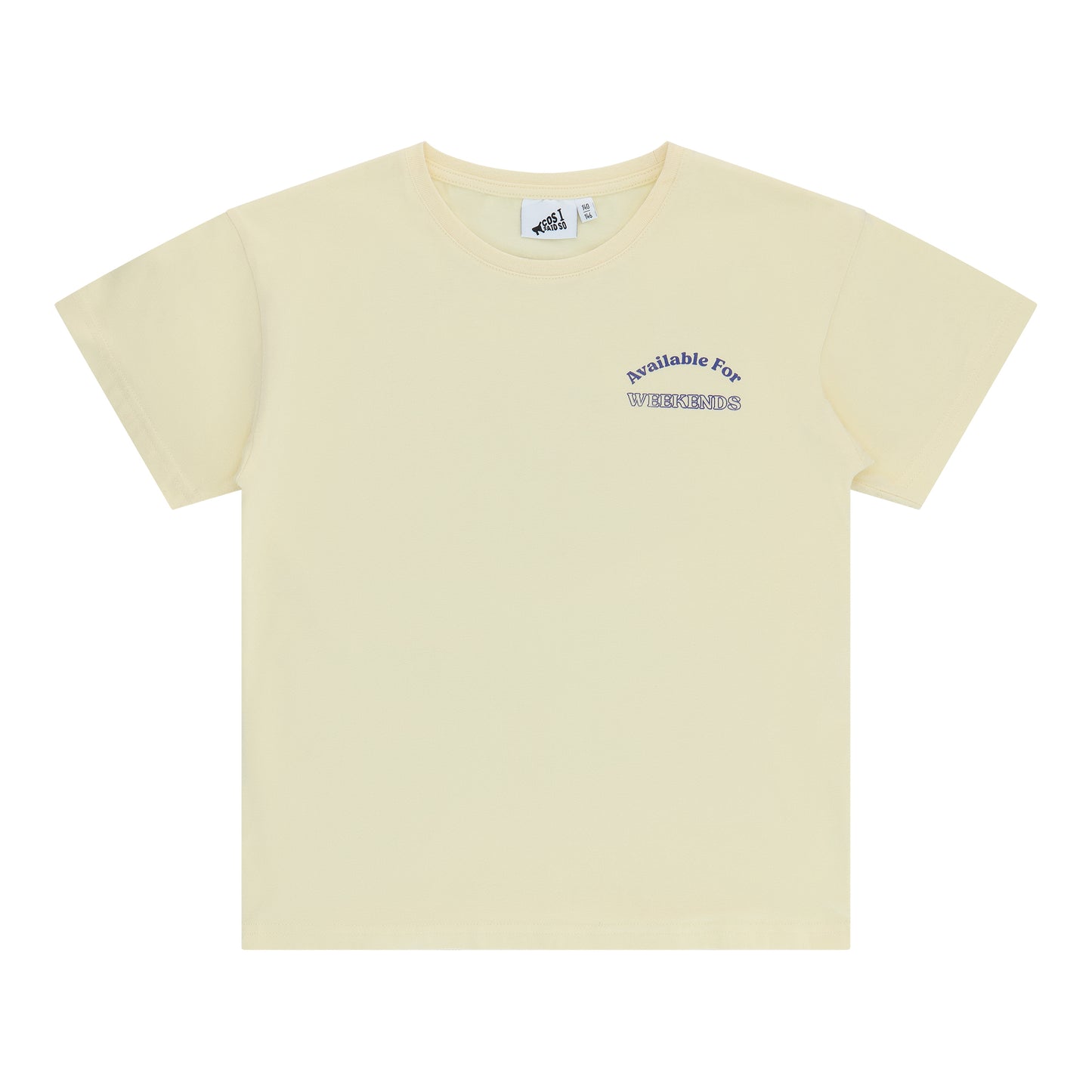 T-SHIRT AVAILABLE FOR WEEKENDS CORNHUSK